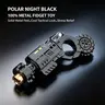 Solid Metal Rotatable Hand Fidget Spinner Toy - Magnet Design, Multiple Play Modes, Crisp Sound, Mechanical Look, Chameleon Style, ADHD/ASD Sensory Support, Anxiety Relief Products, Rotatable Stress Relief Gadget, Adults' Quirky Unique Cool Gift
