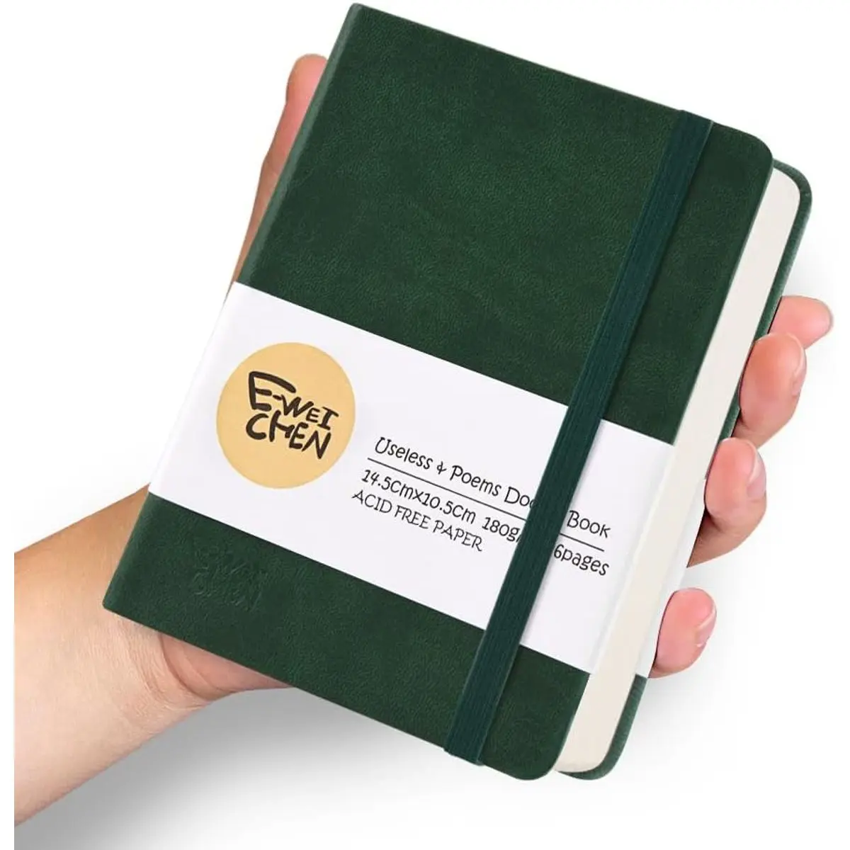 PU Cover-5.7x4.1in-Dark Green