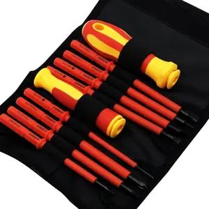 Insulated Screwdriver Set for Home Use, Electrician-Specific Multifunctional Screwdrivers tool kit tpr grip