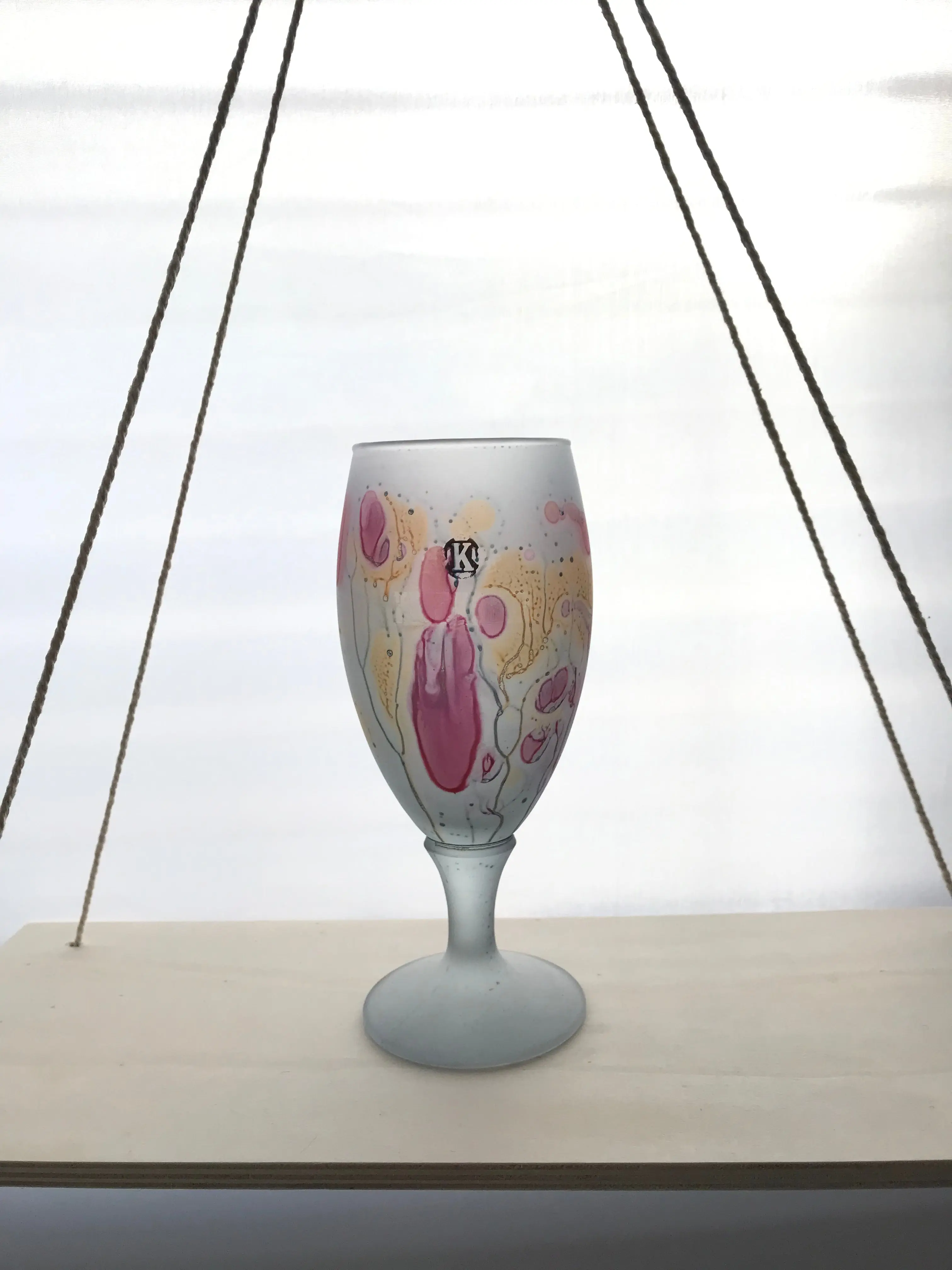 Love Fever Tulip Glass