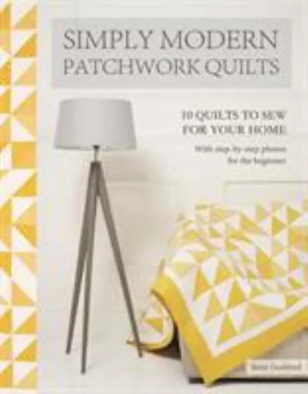 USED Book - Simply Modern Patchwork Quilts: 10 Stunning Step-By-Step Projects by Goddard, Janet (Paperback) - english