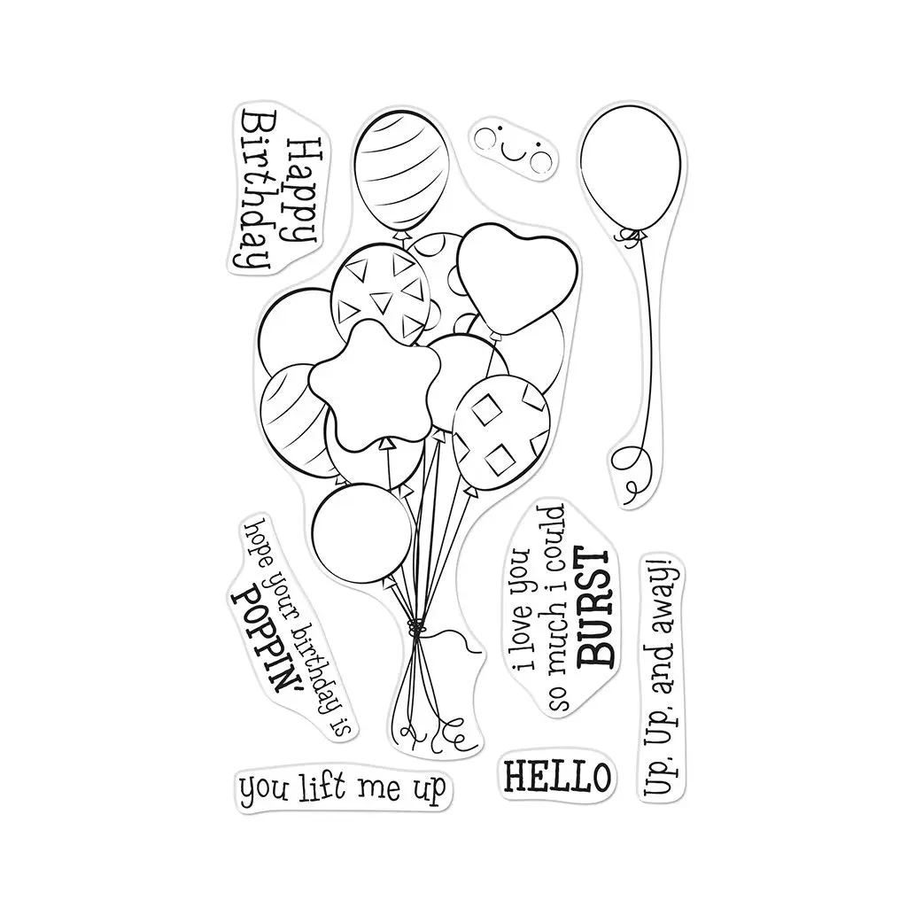 Bunch of Balloons Clear Stamp Set