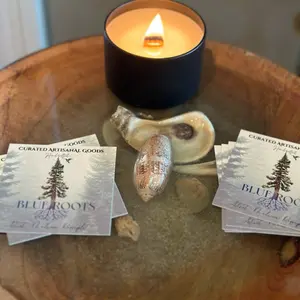 BlueRoots Candle Tin