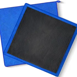 Clay Towels 2-Pack Car Detailing, Ultra-Fine Microfiber Suede Cloth DIY Clay Bar Replacement, Reusable Car Cleaning Towel