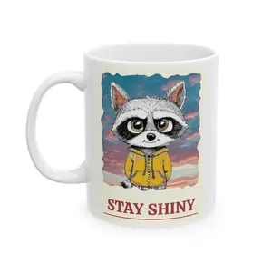 Stay Shiny Ceramic Mug, (11oz, 15oz)