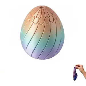 1PC Twisty Sensory Fidget Egg | Stress Relief Desk Accessory | Spiral Kinetic Sculpture for Focus & Anxiety Relief | ASMR Stress Relief Tool | Stress Relief Decoration