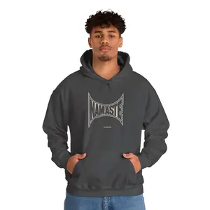 Namaste Hoodie, Zen Sweatshirt, Peaceful Meditation Jumper, Yoga Pullover, Mindful Clothing, Relaxation Hooded Shirt