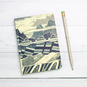 Mini Hardcover Notebook Dot Grid • Geological Strata
