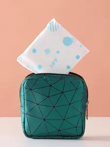 Portable Sanitary Napkin Storage Bag, Zipper Makeup Bag, Makeup Organizer Pouch, Beauty Storage Pouch, Versatile Storage Bag for Travel, Dormitory, Office, Home