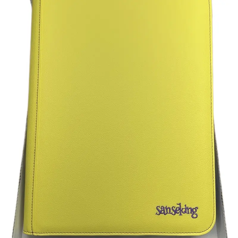 Yellow trading card binder - TikTok Shop