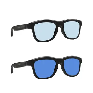 Color-Changing Glasses, Indoor Transparent Outdoor Color Shift, Blue Light Blocking, Touch Control, Dual Use Eyewear