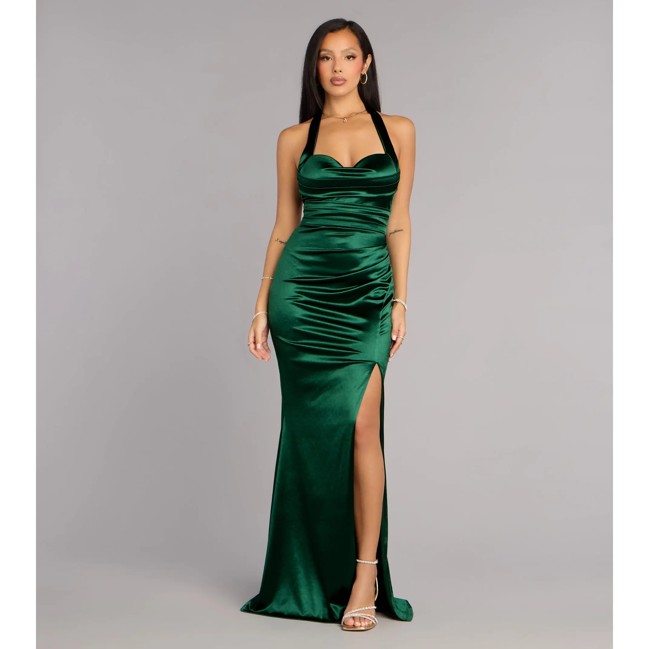 Liza Satin Mermaid Formal Dress