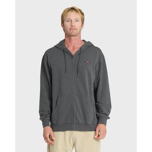 Quiksilver | Saltwater Full-Zip Hoodie | Men's Breathable Soft Hand Feel | Everyday Wear & Casual Streetwear
