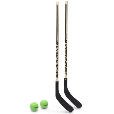 Premium Wood Street Hockey Sticks, 2-pk