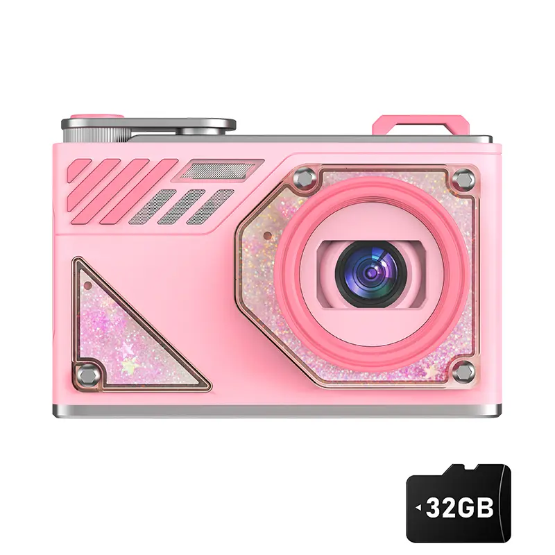 Digital Camera with SD Card, Portable Mini Point-and-Shoot Pocket Camera for Teens and Students, Gift Idea, Tech Gadgets