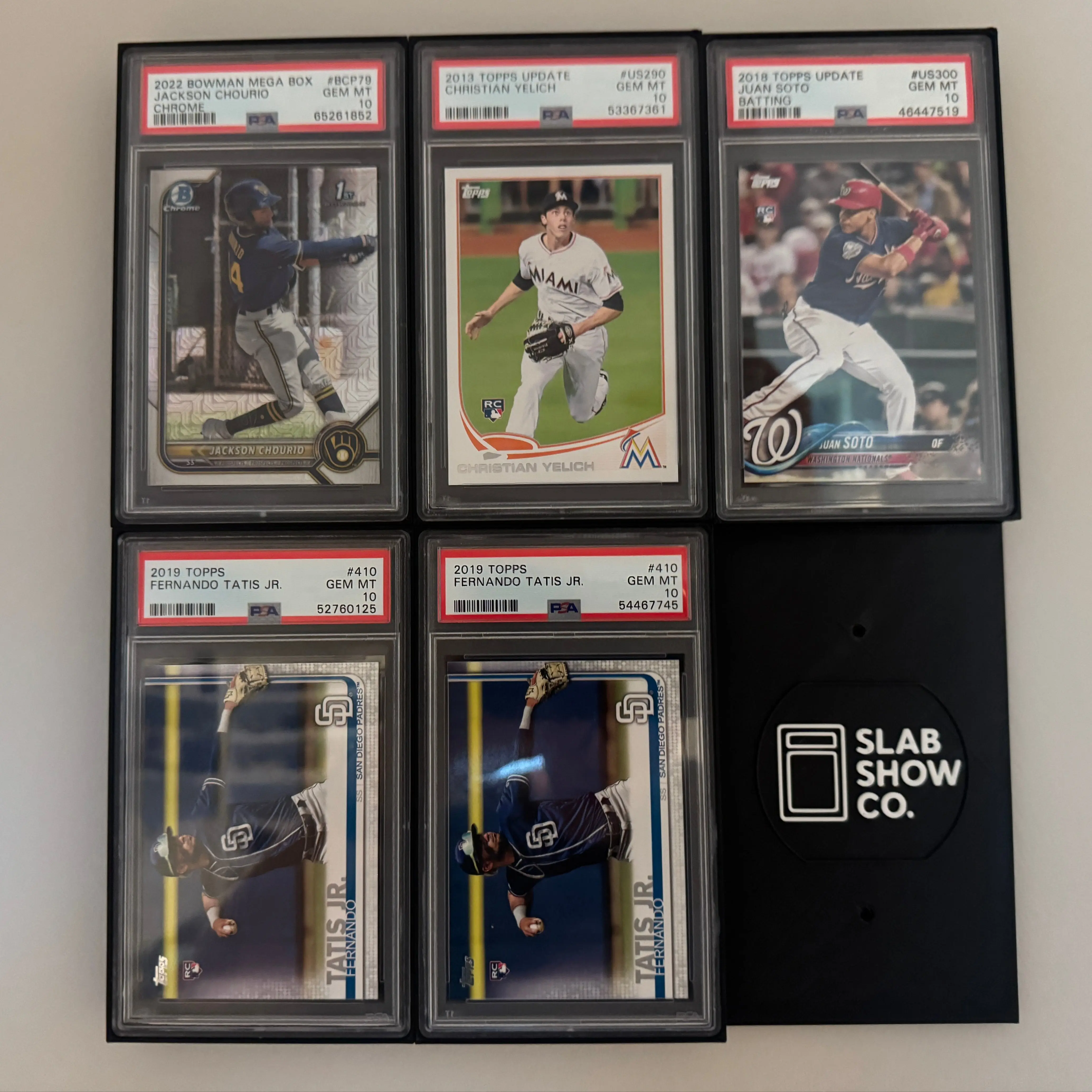 MagSlab Magnetic Wall Mount Display System for Standard PSA Cards