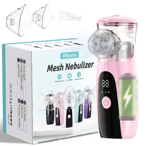 VRovire Luxury Lightweight Handheld Smart Nebulizer - USB-Powered Rechargeable Quiet Beauty & Personal Care Appliance with Self-Cleaning Mode, Gentle for Sensitive Skin, Ideal for Home & Travel Use