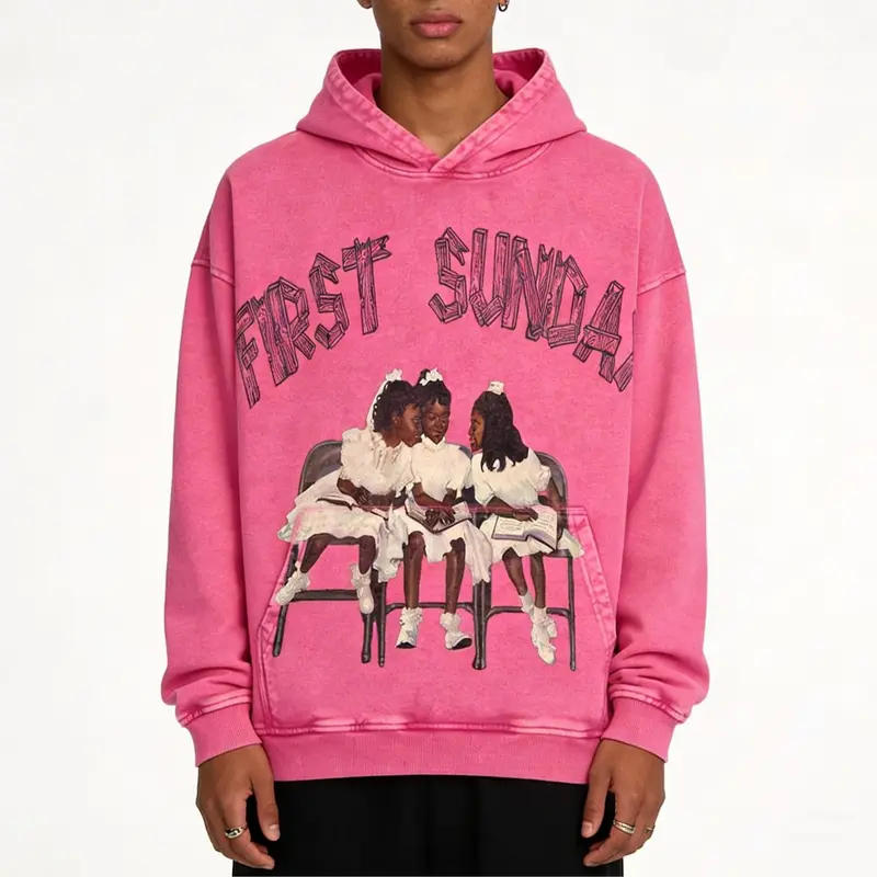 パーカー AP STUDIO SKIN SUNDAY FOODIE California Wave Wash Sunday Hood | Independent Trading Company