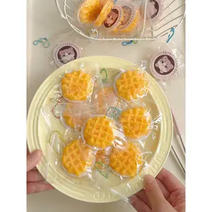 Realistic Waffle Squishy Toy - Stress Relief Prank Gift for Food Lovers
