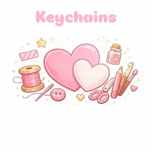 JFKreations Deluxe Beaded Keychain - Handcrafted with Delicate Beads for Unique Style