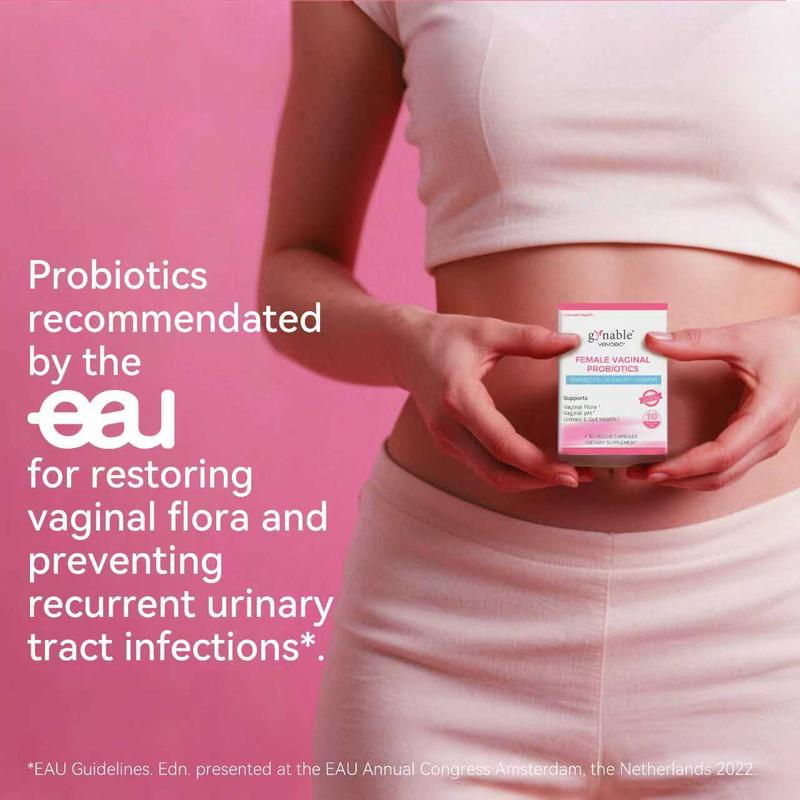 Gynable Female Probiotics | Women's Probiotics for HPV, BV, UTIS,Yeast Infection, pH Balance, Odor- All in One Solution with Lactobacillus&Selenium,VitaminC, D,Folate Probiotic Blend supplement,Gluten-Free,Vegan,30 Count For 1 Month,TikTokShopBlackFriday