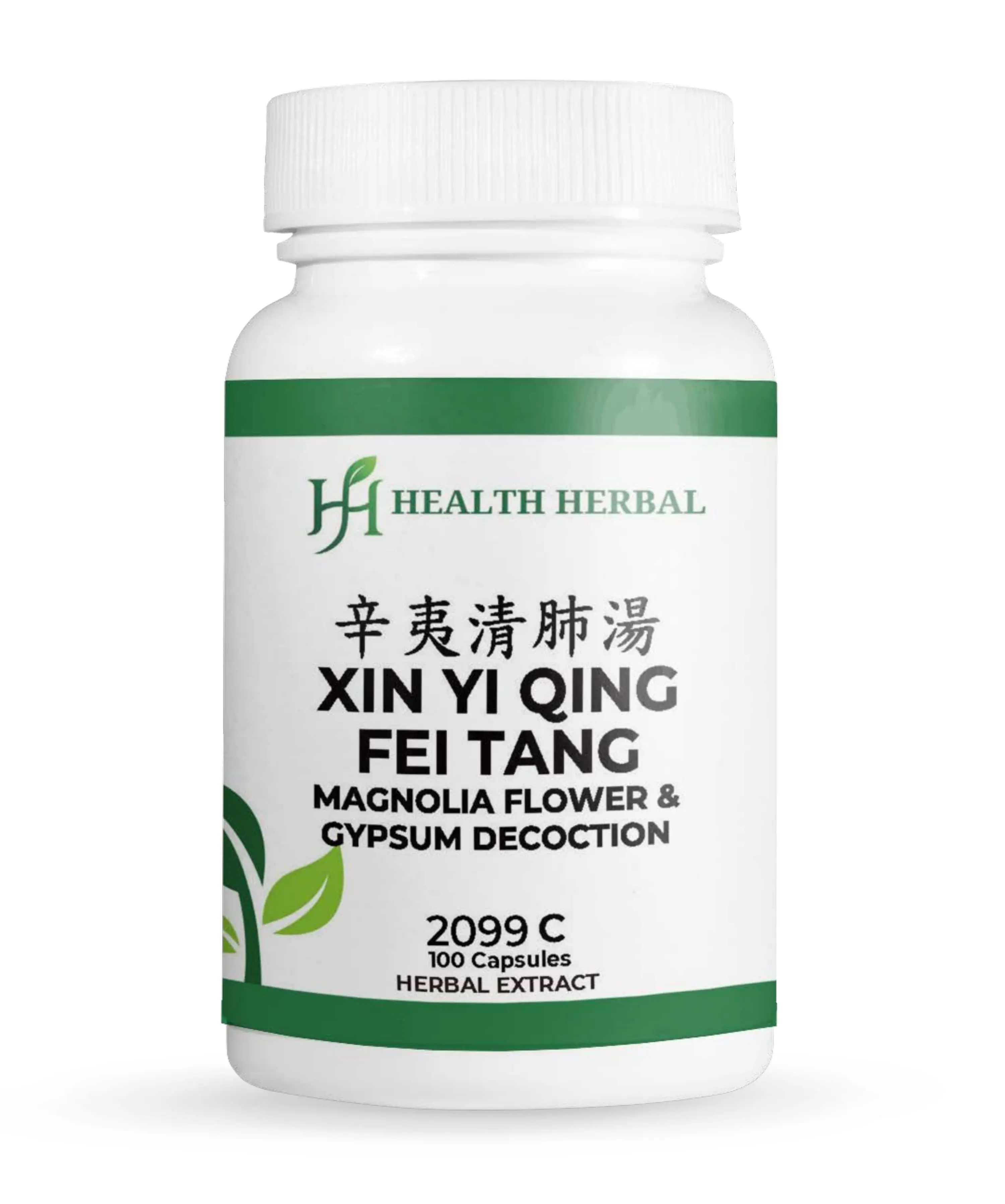 Xin Yi Qing Fei Tang/Magnolia Flower & Gypsum Decoction 100 Capsules Clear Heat Support Open Comfortable Breathing