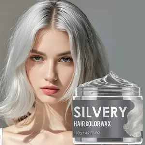 Natural Temporary Dye Hair Wax - Fashion color  Available Suitable f for DIY Hairstyles -or Happy Men, Women & Children Holiday party