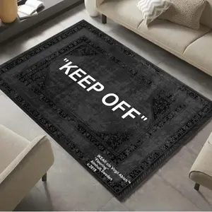Keep Off Rug,Keep Off Carpet,Dark Grey Rug,Rugs for Living Room,Rugs for Bedroom,Custom Rugs,Area Rugs,Aesthetic Rugs,Keep Off