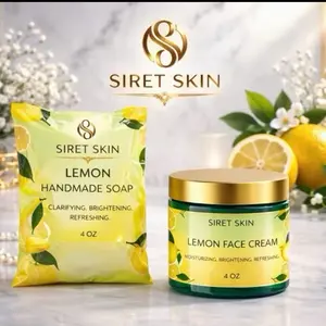 Brightening Lemon Soap and Face Cream Set