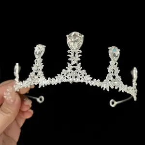 Women's Crystal Crown Hairband, Multifunctional Accessory for Festivals and Weddings, Bridesmaid Gift Headpiece, Party Decoration Jewelry, Tiara, Elegant Crown Design