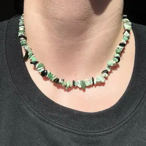 MEN’S GROUNDED HEART-LED KING GEMSTONE NECKLACE!