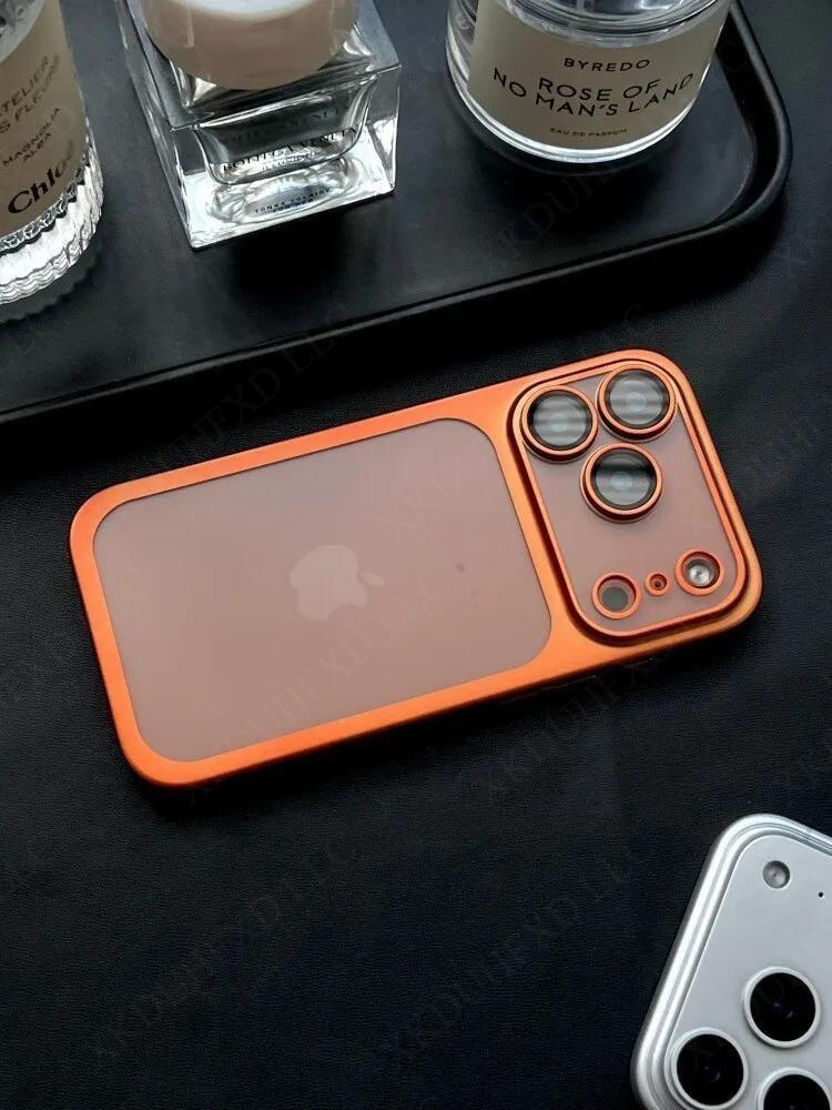 UV Coating Nano Matte Translucent Hard PC Case for iPhone 17 Air 16 pro max cases 15 13 12 11 Pro Max Ultra Thin Plating Frosted Bumper Cover