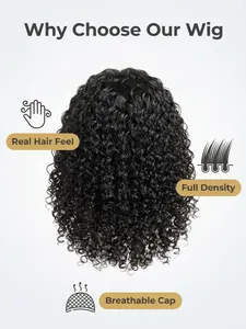 Myanmar Curly Hair 7x6 HD Lace 200% Density Pre-Bleached Natural /99j Wine African Curl Deep Wave Body Wave Water Wave Human Hair Wig Upgrade Version Natural Looking Wig