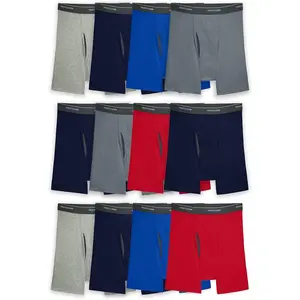 Fruit of the Loom Men's Coolzone Boxer Briefs, Moisture Wicking & Breathable, Assorted Color Multipacks