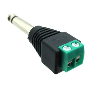 AMERICAN RECORDER 1/4 Inch Mono Male to Screw Terminal Adapter