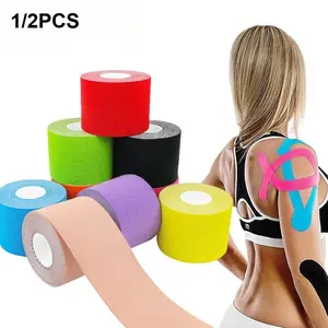 Water-Resistant Sports Tape, High Elasticity Muscle Support Bandage, Knee Wrap for Running Fitness Training, Daily Use Athletic Protection