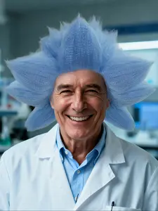 Blue Spiky Wig for Men, Short Blue Wig, Short Spiked Wigs, Anime Synthetic Hair, Halloween Cosplay, Mens Cosplay, Costume Party