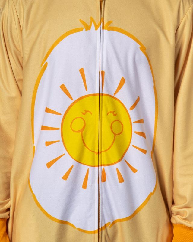 Care Bears Adult Kigurumi Union Suit Funshine Bear Costume Pajama Outfit