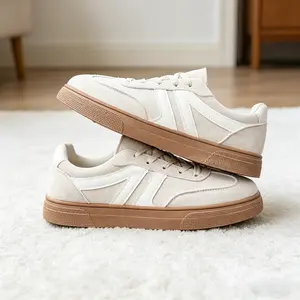 Women’s casual sneakers—lightweight with soft soles for comfortable walking, commuting, work, and everyday wear. Retro ’90s lace-up fashion sneakers that are versatile and breathable footwear, perfect for all occasions. Trendy, timeless design shoes that