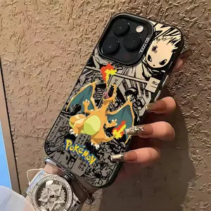 Anime Pikachus Pokemens Phone Case Suitable for iPhone 17 16e 16 15 14 13 12 11 Mini Pro Max Air X XR XSMAX 8 7 Plus Anti Fall Matte Back Cover