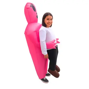 Pink Inflatable Alien Costume - Adult