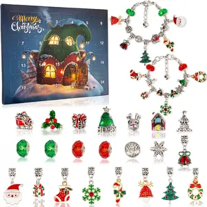 Ester gift 2025-24-Day Countdown with Bracelets & DIY Jewelry Kit for Girls, Teens & Women, 22 Charm Beads