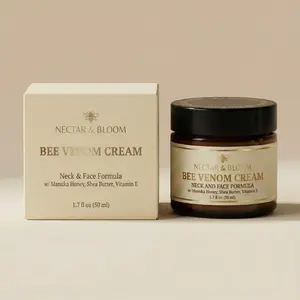 Nectar & Bloom Bee Venom Cream | Skin-tightening Formula with Manuka Honey, Shea Butter & Vitamin E