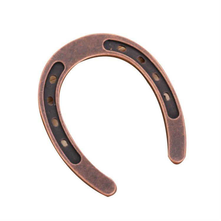 Lucky Horseshoe Gift Set 3PCS Metal Horseshoes with Tags Good Luck Decoration for Wedding Party Derby Décor