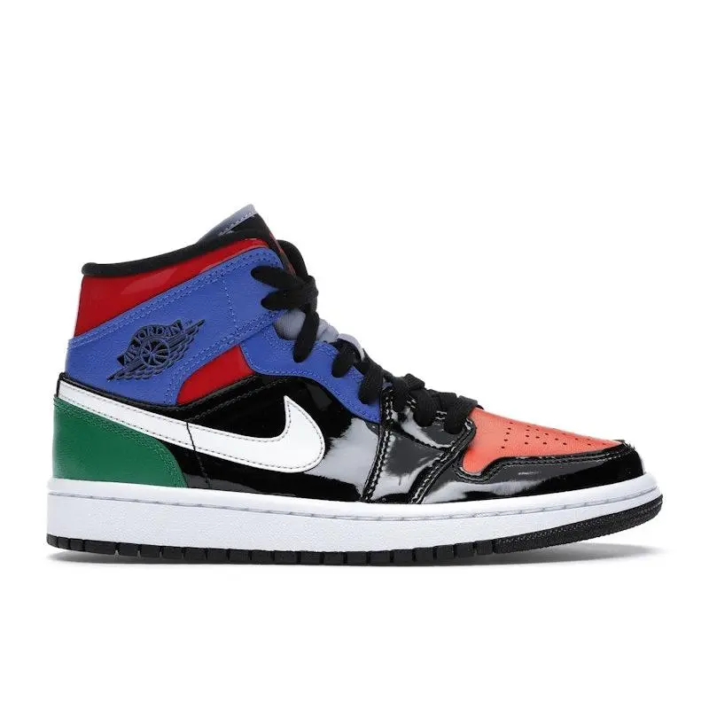 Jordan Women's 1 Mid Multi Patent, from StockX