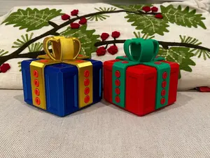 Pavilion3dPrinting 3D Printed Annoying Gift Box-20 bolts. Puzzle Christmas toy fun game holiday birthday for all ages gifts.