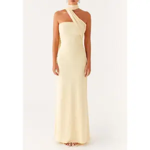 Women Flowy Floral Strapless Y2k Summer Backless Maxi Bodycon Tube  Dress With Scarf,backless Maxi Dress