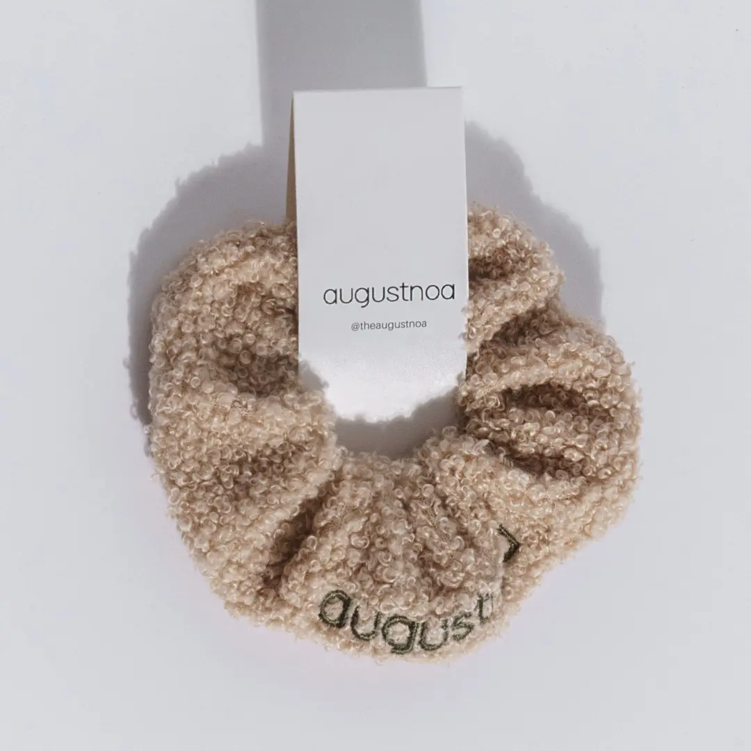 The Teddy Scrunchie - Soft and Cozy Hair Accessory
