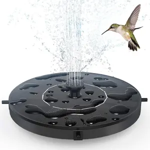 Solar Fountain Pump for Bird Bath, Independent Floating Solar Water Pump for Garden, Yard, Pond, Pool, High Efficiency Outdoor Use