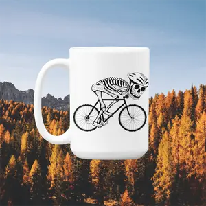 Sturdy El Muerto Loco Mug - Ceramic Drinkware with One-of-a-Kind Design